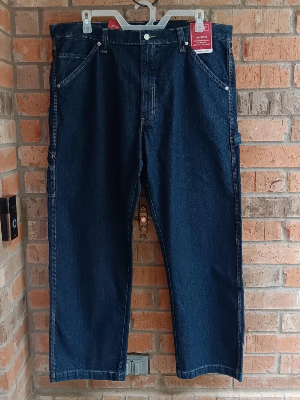 Levi Strauss Signature Workwear Mens Carpenter Jeans Blue Size 40 X 32